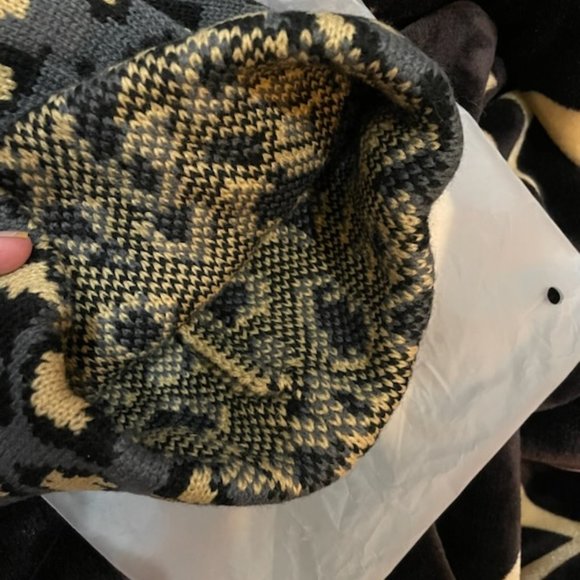 LV up cycled Winter hat - Picture 3 of 5